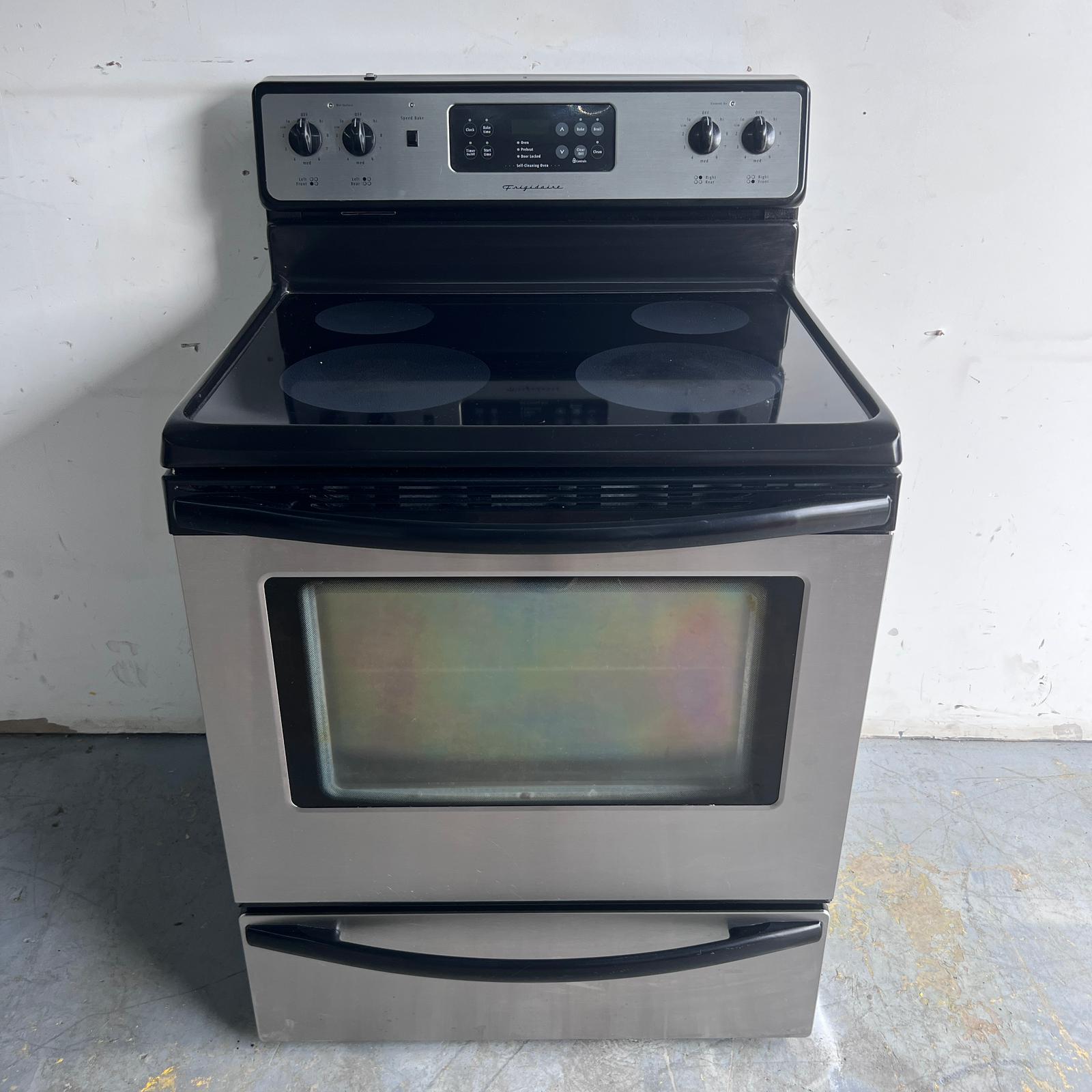 Frigidaire-Stainless-Steel-Electric-Stove Frigidaire-Stainless-Steel-Electric-Stove